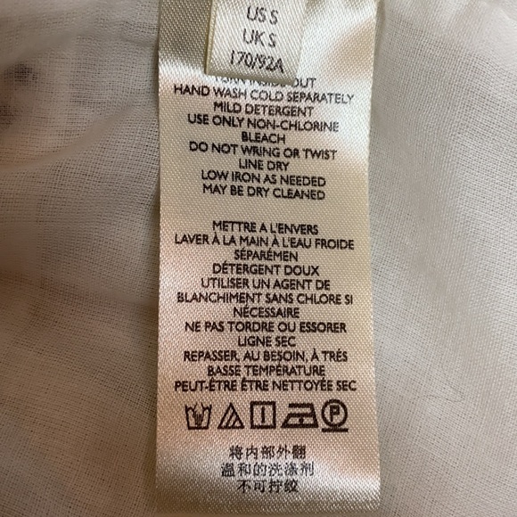 Anthropologie NWT Gorgeous White Top Size S - Picture 9 of 10